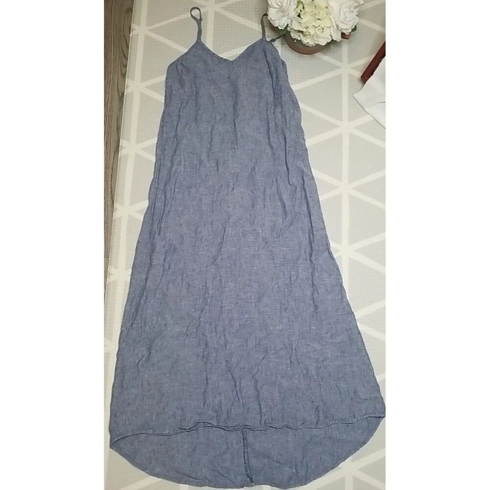 Artisan NY Linen Maxi Dress Size 6 Womens Lagenlook Indie Twee Capsule Coastal